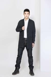 Man's Business Wool& Cashmere Blended Cardigan